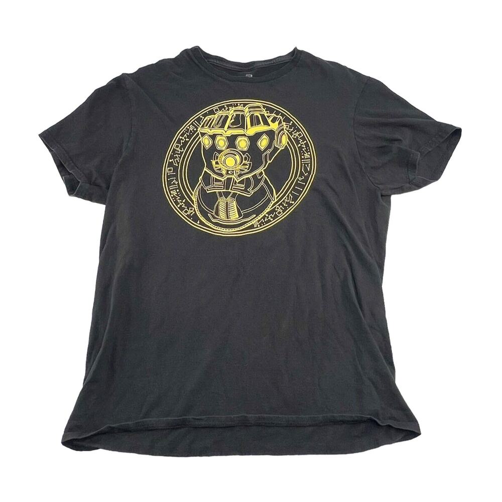 Men's Marvel Avengers: Avengers: Infinity War Gauntlet Black T-Shirt sz L